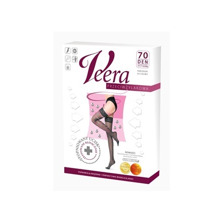 Kompressziós combfix 70 DEN, 1-2-es méret (fekete)