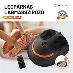 Légpárnás lábmasszírozó készülék, hőterápiával