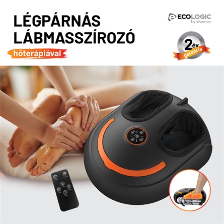 Légpárnás lábmasszírozó készülék, hőterápiával