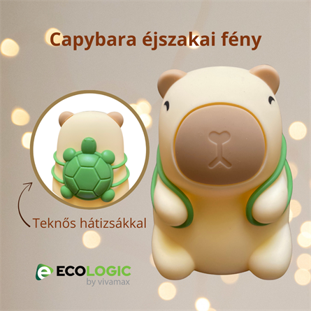 Capybara (állatos) éjszakai fény gyerekszobába
