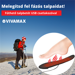 Fűthető talpbetét USB csatlakozóval