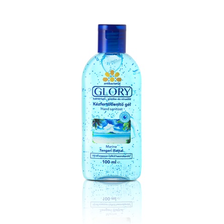 Glory kézfertőtlenítő gél 100 ml tengeri illattal