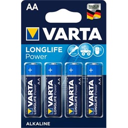Varta "Longlife Power" AA ceruza elem (4db)