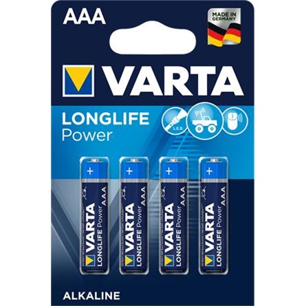 Varta "Longlife Power" AAA mikro elem (4db)