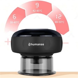 Humanas BB01 - Köpölyöző készülék (piros)