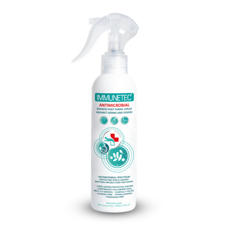 Immunetec antimikrobiális textil impregnáló spray