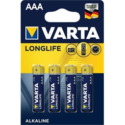 Varta "Longlife" AAA mikro elem (4db)