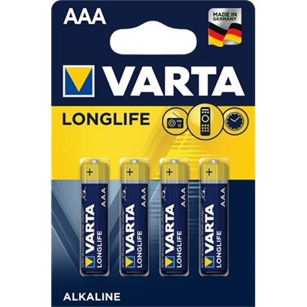 Varta "Longlife" AAA mikro elem (4db)