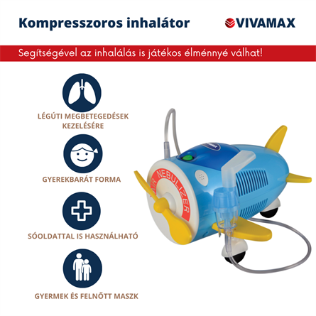 V27 Kompresszoros inhalátor "repülő"