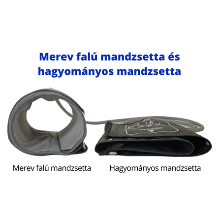 Merev falú mandzsetta felkaros vérnyomásmérőhöz (22-36 cm)
