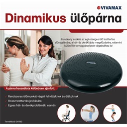 Dinamikus ülőpárna (fekete)