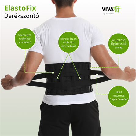 ElastoFix derékszorító merevítéssel és elasztikus pántrendszerrel M