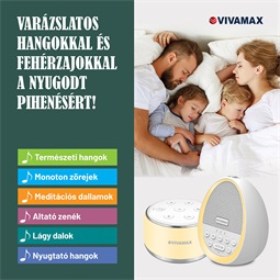 Nature&Relax hang- és dallamterápiás (fehér zaj) készülék