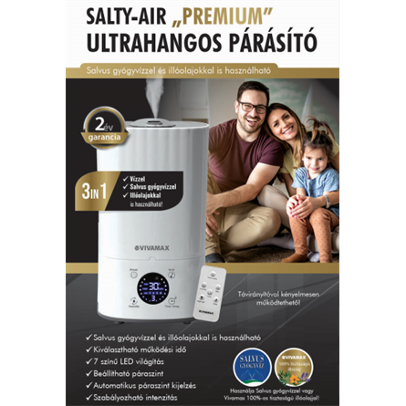 Salty-Air "Premium" ultrahangos párásító 3in1