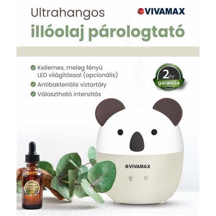 Ultrahangos illóolaj párologtató (Koala)