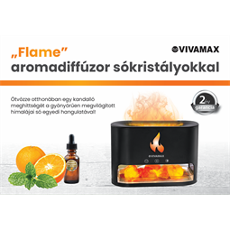 "Flame" aromadiffúzor sókristályokkal