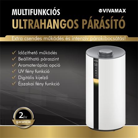 Multifunkciós ultrahangos párásító
