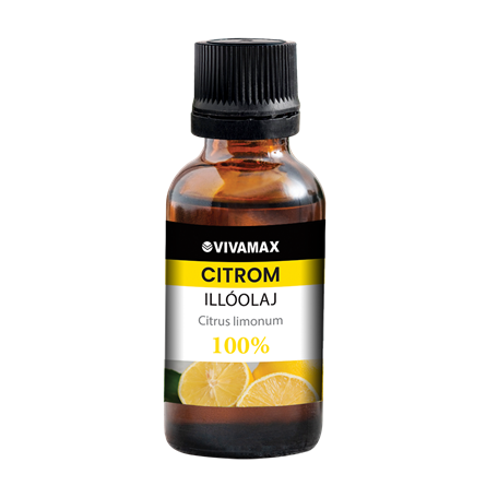 Citrom 100%-os tisztaságú illóolaj (10 ml)