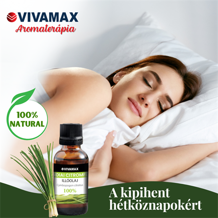 Indiai citromfű 100%-os tisztaságú illóolaj (10 ml)