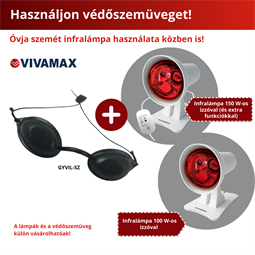Védőszemüveg infralámpához és lézer kezeléshez