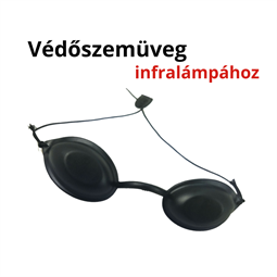 Védőszemüveg infralámpához és lézer kezeléshez