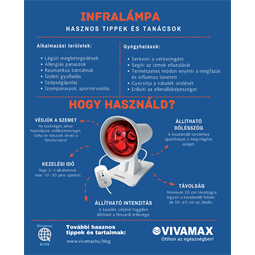 Infralámpa extra funkciókkal (150 W-os izzóval)