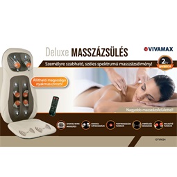 DeLuxe masszázsülés állítható nyakmasszázzsal