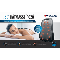 "3D" hátmasszírozó készülék