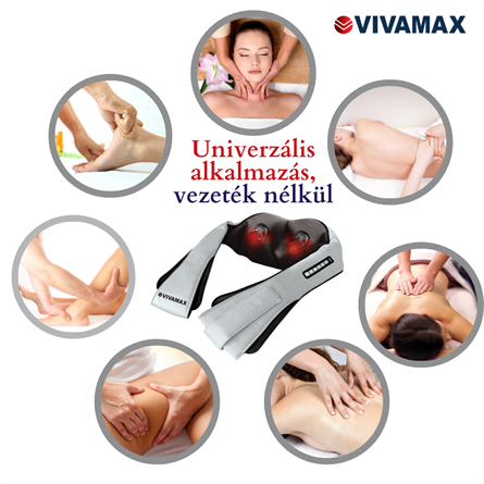 "DeLuxe" univerzális masszírozó akkumulátorral
