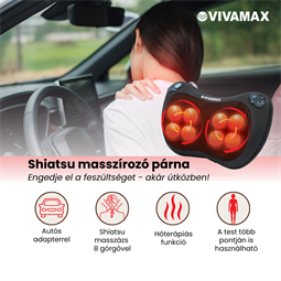 "Shiatsu" masszírozó párna