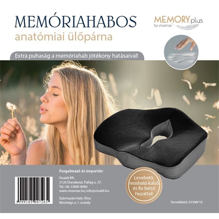 Memóriahabos anatómiai ülőpárna