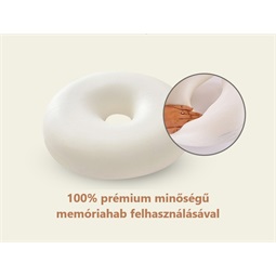 Memóriahabos fánk alakú ülőpárna