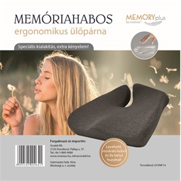 Memóriahabos ergonomikus ülőpárna