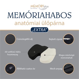 Memóriahabos anatómiai ülőpárna "Extra"