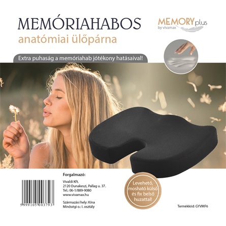 Memóriahabos anatómiai ülőpárna