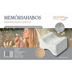 Memóriahabos lábtámasztó párna