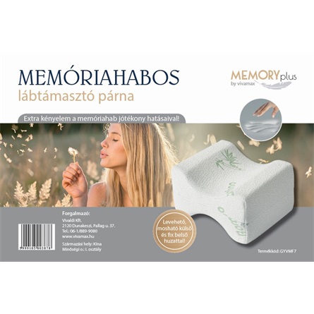Memóriahabos lábtámasztó párna