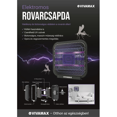 Vivamax elektromos rovarcsapda