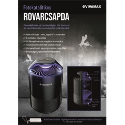 Vivamax fotokatalitikus rovarcsapda