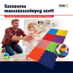 Szenzoros masszázsszőnyeg szett (8 darabos)