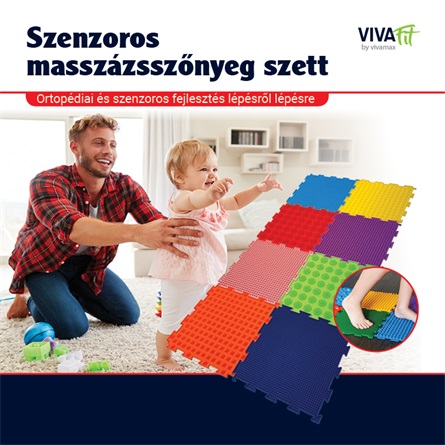 Szenzoros masszázsszőnyeg szett (8 darabos)