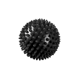 Tüskés masszírozó labda 7,5 cm (fekete)