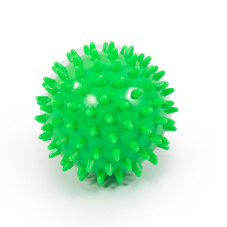 Tüskés masszírozó labda 9 cm (zöld)