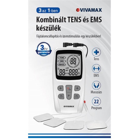Kombinált TENS és EMS készülék