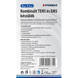 Kombinált TENS és EMS készülék
