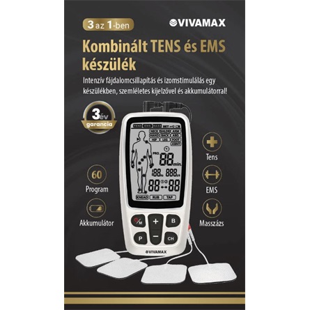 Kombinált TENS és EMS készülék