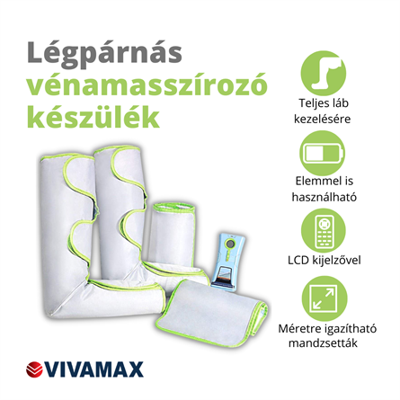 Légpárnás vénamasszírozó készülék