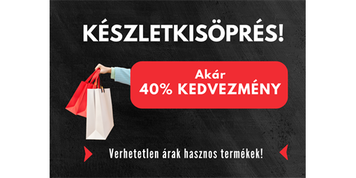 Készletkisöprő szuper ajánlatok